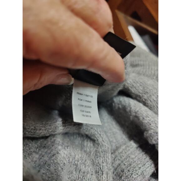 Torrid 2 Woman's gray collared button up cardigan sweater jacket - Picture 4 of 4